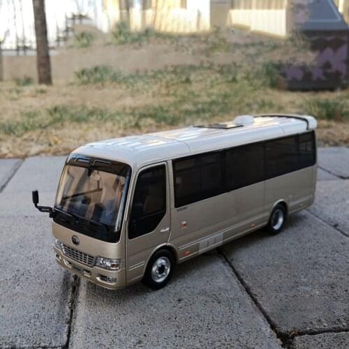Diecast 1:32 Yutong T7 Alloy Commercial Vehicle Bus Model Collection Souvenir Ornaments Display Decoration Toy Gift