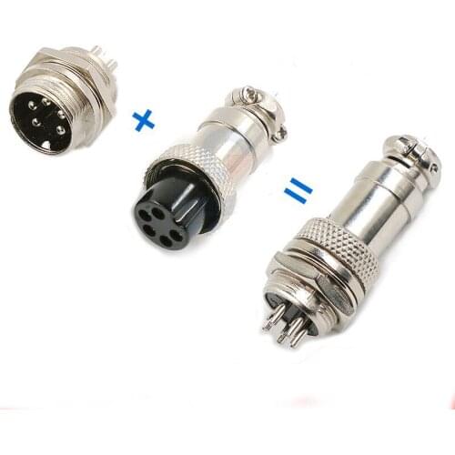 M12 2 3 4 5 6 7 Pin Waterproof Aviation Connector Speaker Lighting Audio LED Motorcycle Medical Soldering Terminal Power Connect