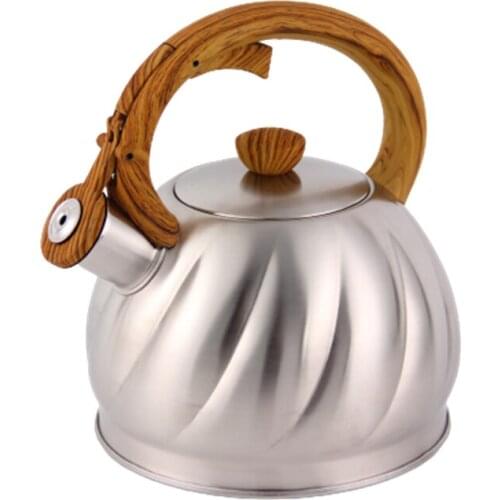 Stainless Steel Kettle With Whistle For Gas Stove Cooker Home Using Coffee Teapot Camping Mini Kettle 2l