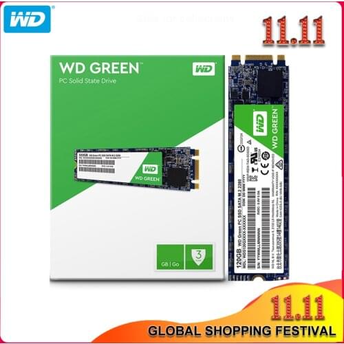 Original Western Digital WD Green SSD 120GB 240GB 480GB Internal Solid State Hard Drive Disk M.2 2280 545MB/s for Laptop/PC