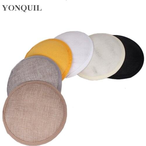 Imitation SINAMAY Fascinator Base 13CM Women Party Hat DIY Hair Accessories Cocktail Hats NEW ARRIVAL Millinery Caps For Lady