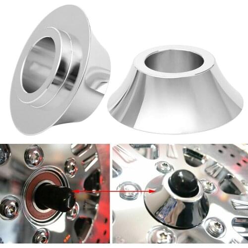 Motorcycle Front 1" 25mm Tapered Axle Wheel Spacers For Harley Touring Electra Street Glide Ultra Classic Road King Bagger 08-20