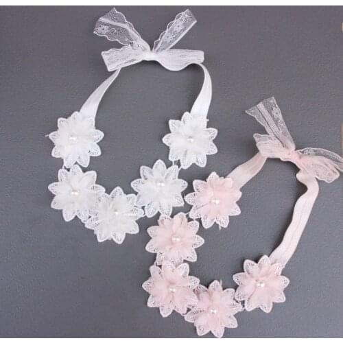 Oaoleer Baby Headband Girls Flower Toddler Hair Bands Flowers Headband Hair Band Baby Hair Accessories Christmas Gifts