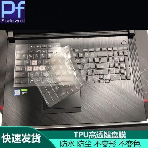 TPU Clear Keyboard Cover skin For Asus ROG Strix Scar III GL731GV GL731GT GL731GU GL731GW GL731 GV GT GU GW 17 17.3 inch