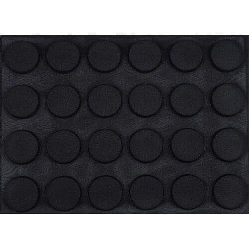 Silform Style Non-stick Perforated Baking Mold for 24 circles silicone bread pan Muffin Pan