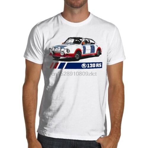 Skoda 120 Rs Czech Rally Legend Racer White Or Gray T Shirt Rallye Wrc Erc O Neck T Shirts Male Low Price Steampunk