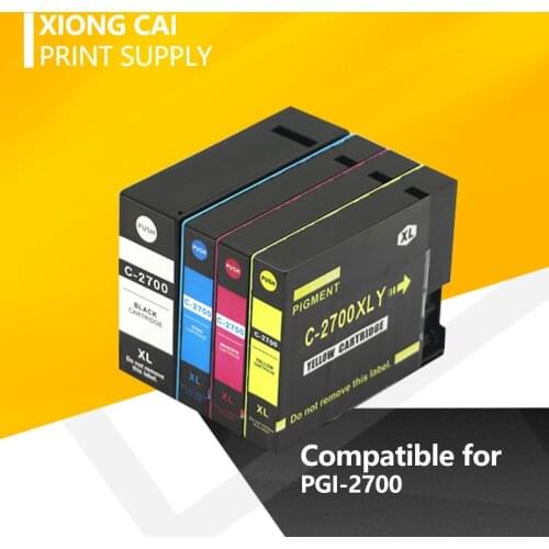 PGI2700 pgi 2700 2700XL Compatible ink cartridge For canon MAXIFY iB4070 MB5170 MB5470 IB4170 MB5370 MB5070 inkjet printer