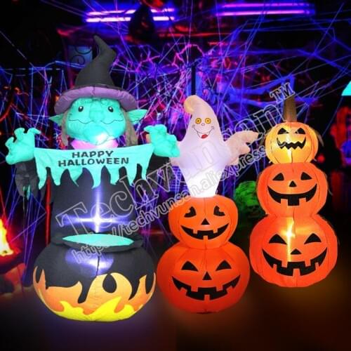 Halloween decorations Inflatable pumpkin decorated decoration Layout of bars and dressing scenes