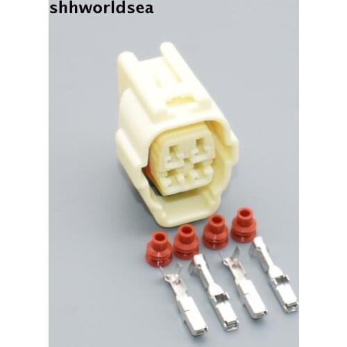 Worldgolden 2/5/30/100sets 2.2mm auto connector Rear oxygen sensor plug for toyota