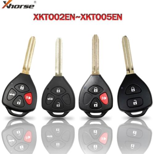 Xhorse 10pcs Universal VVDI2 Remote Car Keys TO Style for Toyota VVDI Mini Key Tool MAX Programmer English Version