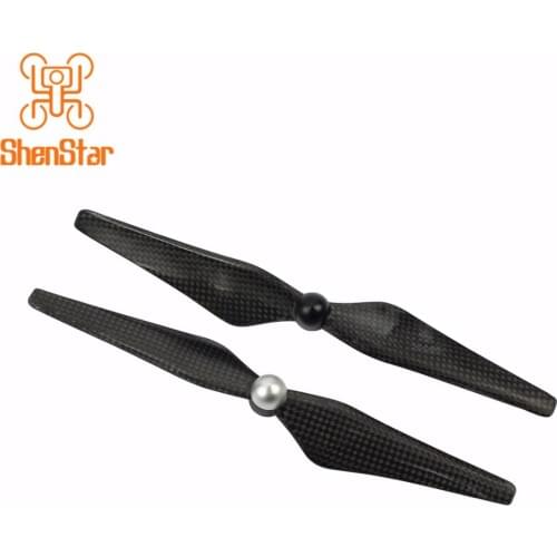 1Pair 9450 9x5 Self-Tightening Carbon Propeller Props with Screw Cap Self-Lock for DJI Phantom 2 / 3 Drone