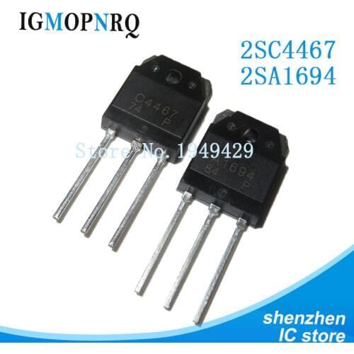 10pcs A1694 C4467 2SC4467 2SA1694 TO-3P stereo pair tube 100% new quality assurance
