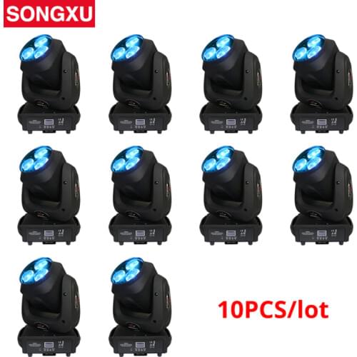 10pcs a Lot 3x40W B Eye LED Moving Head Light RGBW 4in1 Zoom Wash Light with USB Connector DMX party Lights/SX-MH0340