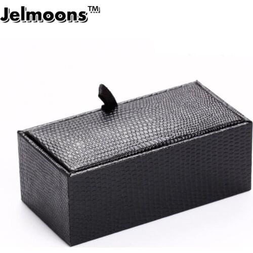 Fashion SnakeSkin Black color inside cufflink display box 4pcs a lot gift cuff link box