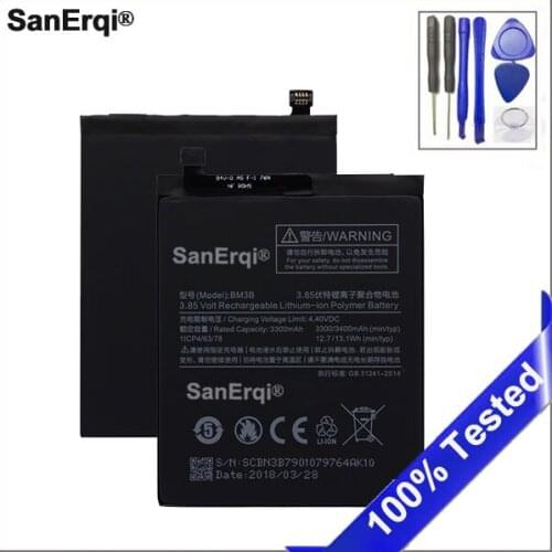 SanErqi Battery BM3B For Xiaomi MIX2 Replacement Battery 3300mAh High Capacity Phone Batteries+Tools