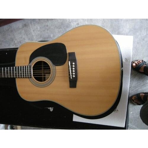 Solid spruce top acoustic guitar classic D type 28 model 41" guitar with hard case 8yue20