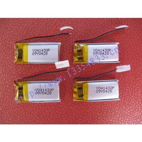 MP3 battery Bluetooth headset battery 041430401430 thick 4 wide 14 long 30 mm