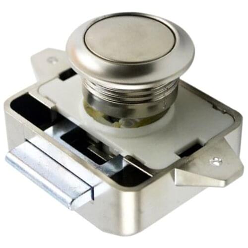 Camper Car Push Lock RV Caravan Boat Motor Home Cabinet Drawer Latch Button Locks For Furniture Hardware