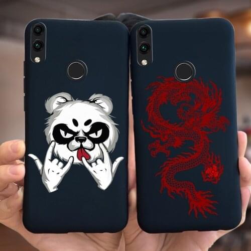 For Huawei Honor 8C Case Cool Fashion Luxury Soft Silicone Phone Cases For Honor 8C 8 C Honor8C Back Cover 6.26'' Fundas Housing