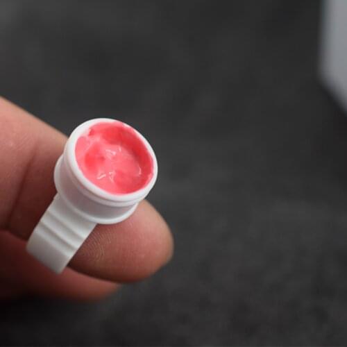 100pcs Plastic White Tattoo Ink Ring For Eyebrow Permanent Makeup Medium Size Tattoo Ink Holders Ink Ring Cups Wholesale