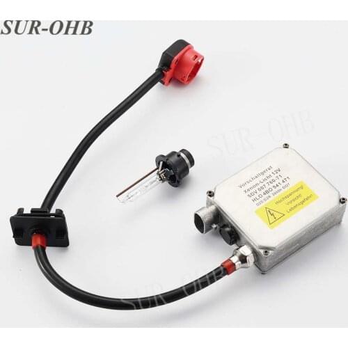 D2s 5dv00776071 SUR-OHB OEM Replacement Xenon Ballast HID SET (d2r 5DV 007 760 71+D2S 4300K 35W HID BULB) FOR AUDI CAR