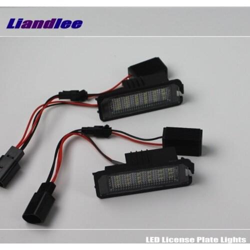For SEAT Ibiza Mk3 6L Facelift / ST SC Mk4 6J / Car License Plate Lights / Number Frame Light / High Quality LED Lamp