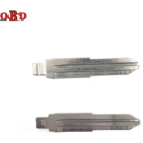 HKOBDII 10 pcs/lot Metal Blank Uncut Flip KD Remote Key Blade Type 08# for Kia Key Replacement