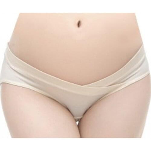 Cotton U-Shaped Low Waist Maternity Underwear Pregnant Women Underwear Maternity Panties Pregnancy Briefs Women Clothes