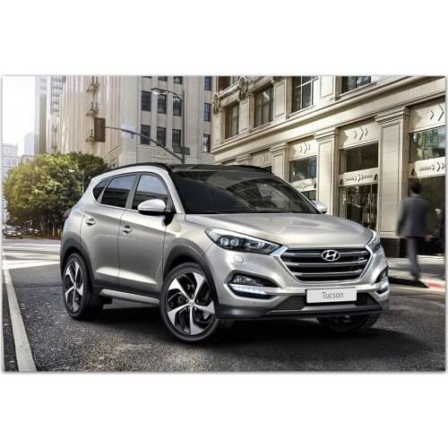 Hyundai Tucson SUV Photo Wall Art Posters Canvas Print Modern Painting for Home Decor
