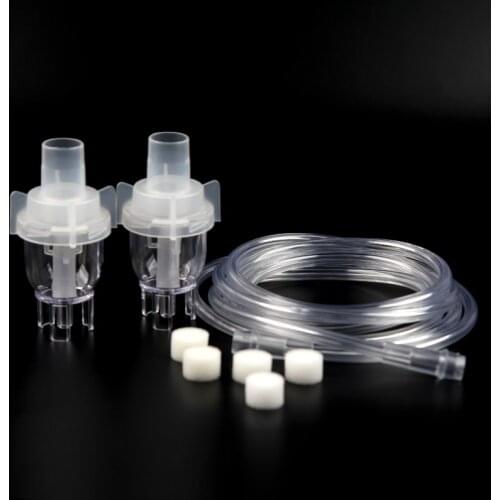 Adult Child Inhaler Injector Atomization Catheter Nebulizer Inhalation Atomized Spray Cup Compressor Nebulizer Accessary