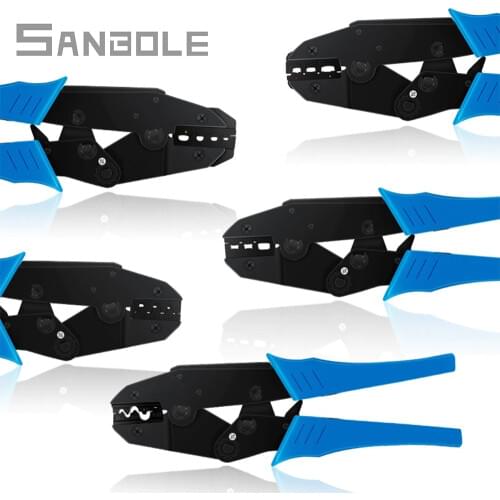 Crimping Plier Electrician Cold Pressure Terminal Connector Clamp Ratchet Multifunction Wire Connection