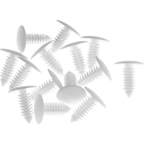 Lot Of 50 NYLON CHRISTMAS TREE CLIPS 1595864,1605396 AUTO BODY FASTENERS