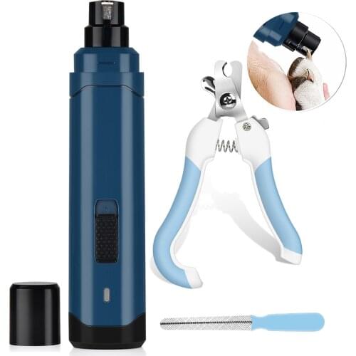 Dog Nail Clippers for Dogs Pet Nail Grinder Electric Cat Claw Grooming Trimmer Cutters Pet Supplies Low Noise Nail Clipper