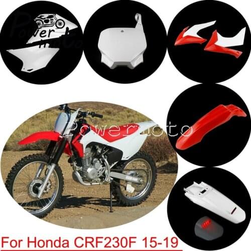 Full Fairing Body Kit for Honda CRF230F 15-19 Front/Rear Fender Mudguard Number Plate Side Panel Radiator Shroud Enduro Dirtbike