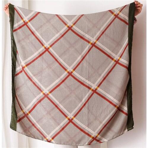 Luxury Brand Spring Autumn New Cotton Linen Tulle Scarf Women Printed Sunscreen Shawl pashmina silk scarves chiffon hijab