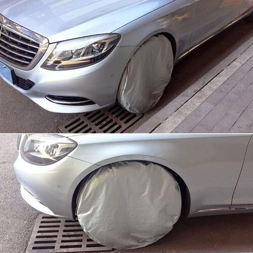 Silver Color Nylon fabric Tire cover Fits for RV Auto Truck Car Camper Trailer 30/28 inch Diameter Wheel