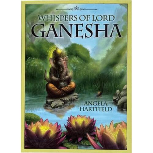 Whispers Of Lord Ganesha oracle cards Tarot English Board Deck Palying Cards For Party Game Guidance And PDF