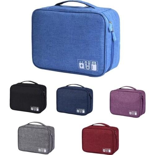 Data Cable Storage Bag Multi-Function Digital Storage Bag U Disk U Shield Headset Charger Power Cord Storage Bag Protection Box
