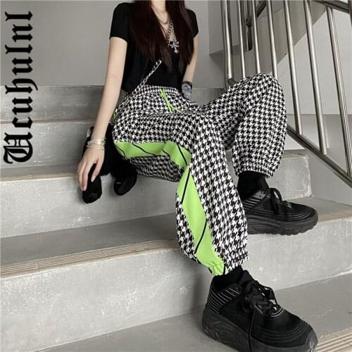 Женские брюки в клетку UCUHULNL China At AliExpress