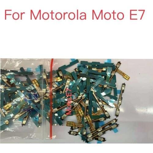 1PCS For Motorola Moto E7 Volume Button Flex Cable Side Key Switch ON OFF Control Button Repair Parts
