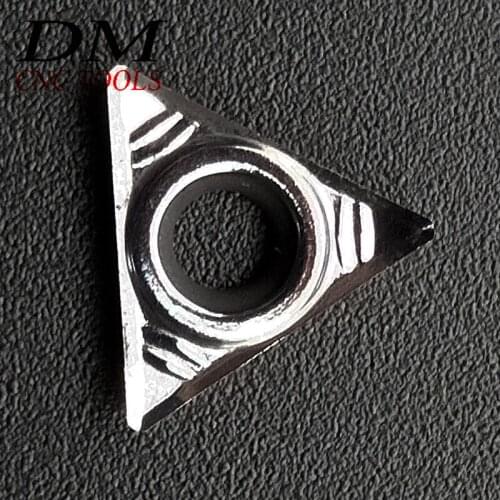 10pcs TCGT090204 AK H01 CNC lathe tools Turning Tool Center Copper Carbide Inserts processing Aluminum