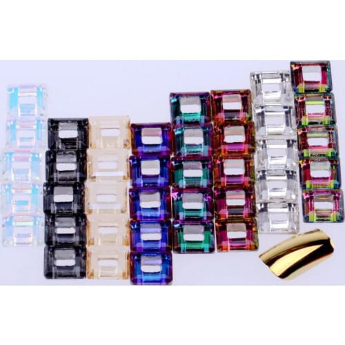 10pcs/pack 8-10MM Ring Shape angle Rings glass Hollow beads crystal Used for Women jewelry Nail Art Decoration Dress Decoration