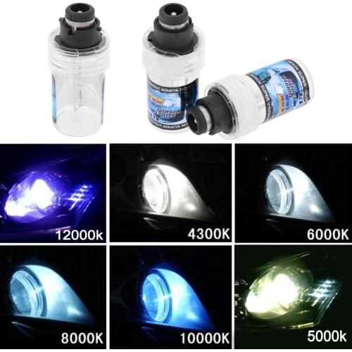 2pcs Durable 55W Car Auto HID Xenon Light Lamp D2S 4300K 5000K 6000K 8000K 10000K 12000K 12V Car Auto Xenon Headlight Bulb