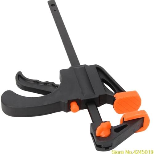 New High quality 4 Inch Wood-Working Bar Clamp Quick Ratchet Release Speed Squeeze DIY Hand Tools