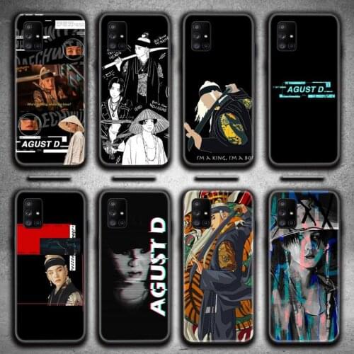 Agust D suga king Phone Case For Samsung Galaxy A21S A01 A11 A31 A81 A10 A20E A30 A40 A50 A70 A80 A71 A51