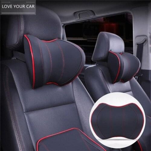 Car Seat Head Neck Rest Massage Auto Pillow Space Memory Neck Headrest Car Cover Vehicular Pillow Seat Headrest Accessories