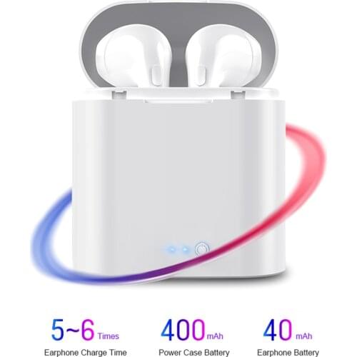 I7s TWS Wireless Earpiece Bluetooth Music Headphones Headset Sports With Charging Box Earphone For All Smart Phones Gift