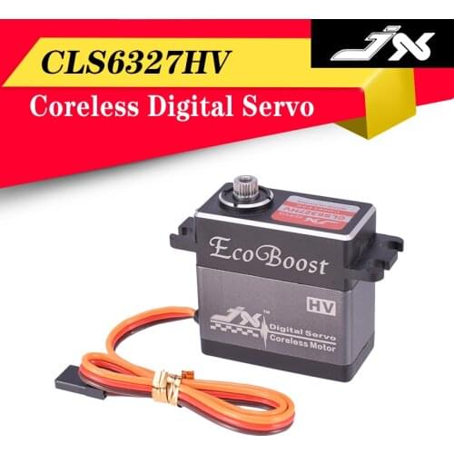 JX Servo CLS6327HV 27KG Large Torque High Voltage CNC Aluminium Shell Metal Gear Coreless Digital Servo For RC Helicopter