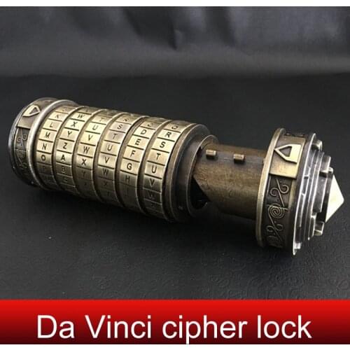 Da Vinci code lock cylinder wedding gift birthday Valentines Day gift Escape room lock
