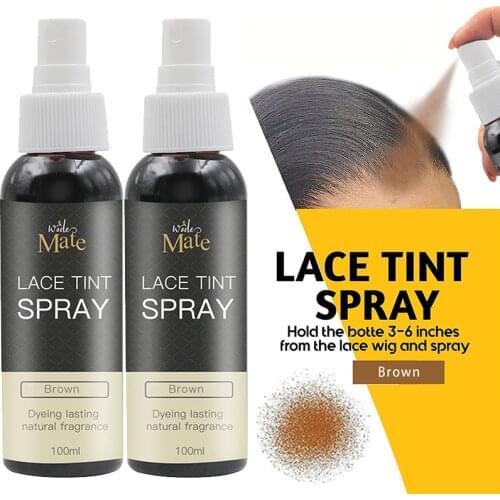 100ml Lace Tint Spray for lace Wigs and Dark Brown Middle Brown Light Brown Lace Tint spray